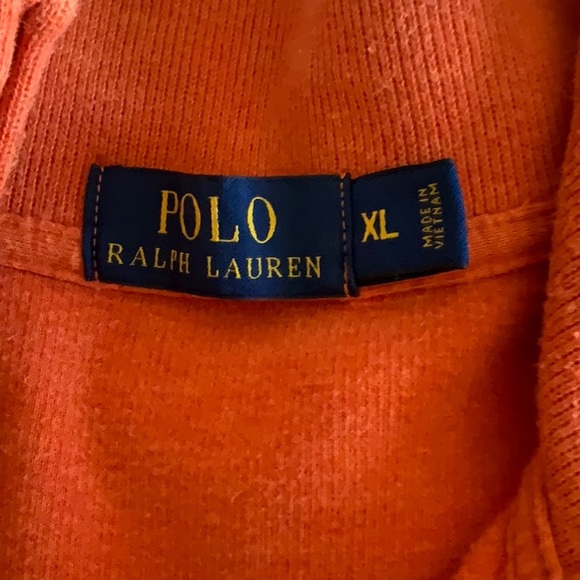XL Polo LS 1/4 zip pullover - Picture 2 of 3